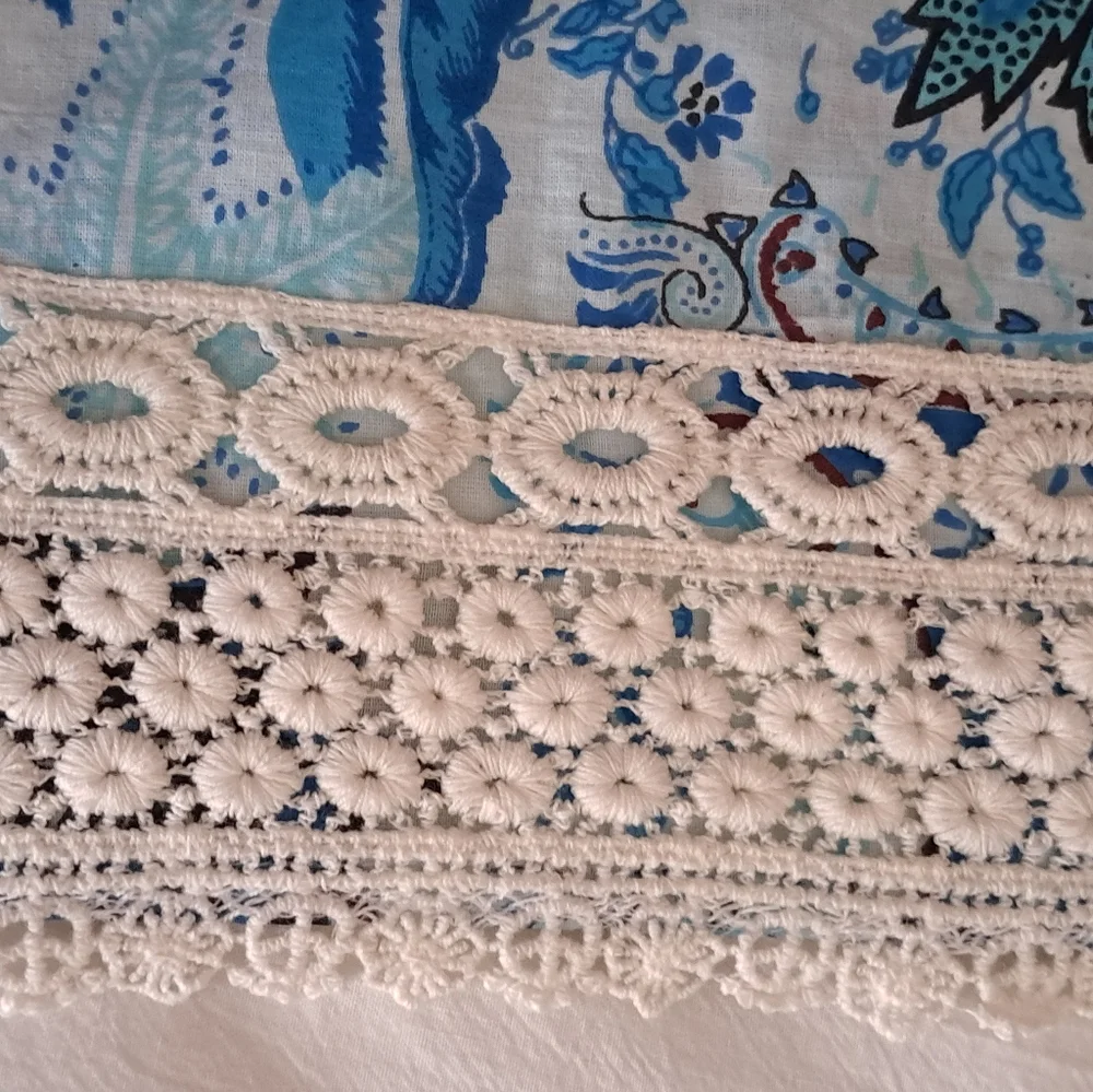 2 Pattern Cotton Infinity Scarf - Picture 14 of 16